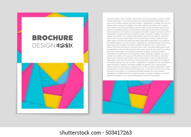 Abstract vector layout background set. For art template design, list, page, mockup brochure theme style, banner, idea, cover, booklet, print, flyer, book, blank, card, ad, sign, sheet, flyer, a4.