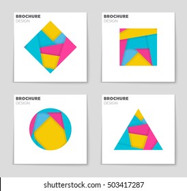 Abstract vector layout background set. For art template design, list, page, mockup brochure theme style, banner, idea, cover, booklet, print, flyer, book, blank, card, ad, sign, sheet, flyer, a4.