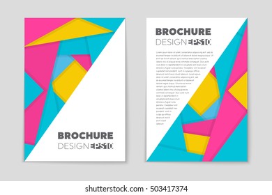 Abstract vector layout background set. For art template design, list, page, mockup brochure theme style, banner, idea, cover, booklet, print, flyer, book, blank, card, ad, sign, sheet, flyer, a4.