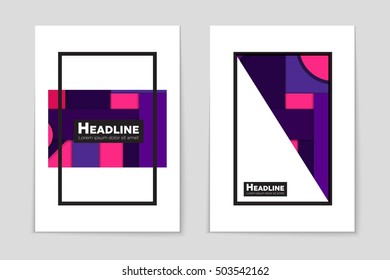 Abstract vector layout background set. For art template design, list, page, mockup brochure theme style, banner, idea, cover, booklet, print, flyer, book, blank, card, ad, sign, sheet, flyer, a4.