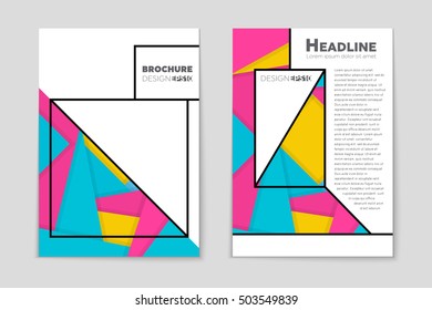 Abstract vector layout background set. For art template design, list, page, mockup brochure theme style, banner, idea, cover, booklet, print, flyer, book, blank, card, ad, sign, sheet, flyer, a4.