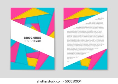 Abstract vector layout background set. For art template design, list, page, mockup brochure theme style, banner, idea, cover, booklet, print, flyer, book, blank, card, ad, sign, sheet, flyer, a4.