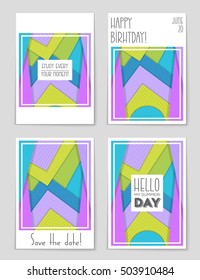 Abstract vector layout background set. For art template design, list, page, mockup brochure theme style, banner, idea, cover, booklet, print, flyer, book, blank, card, ad, sign, sheet, flyer, a4.