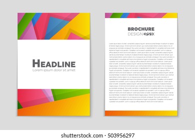 Abstract vector layout background set. For art template design, list, page, mockup brochure theme style, banner, idea, cover, booklet, print, flyer, book, blank, card, ad, sign, sheet, flyer, a4.