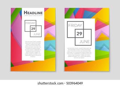 Abstract vector layout background set. For art template design, list, page, mockup brochure theme style, banner, idea, cover, booklet, print, flyer, book, blank, card, ad, sign, sheet, flyer, a4.