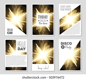 Abstract vector layout background set. For art template design, list, page, mockup brochure theme style, banner, idea, cover, booklet, print, flyer, book, blank, card, ad, sign, sheet, flyer, a4.