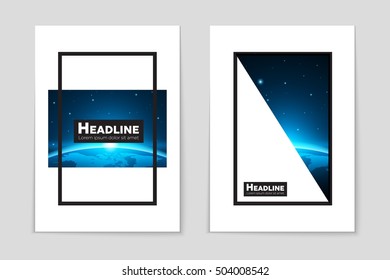 Abstract vector layout background set. For art template design, list, page, mockup brochure theme style, banner, idea, cover, booklet, print, flyer, book, blank, card, ad, sign, sheet, flyer, a4.