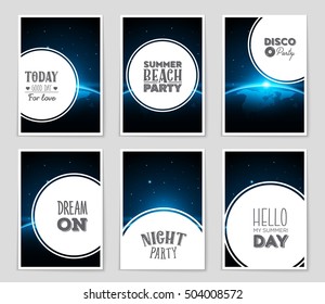 Abstract vector layout background set. For art template design, list, page, mockup brochure theme style, banner, idea, cover, booklet, print, flyer, book, blank, card, ad, sign, sheet, flyer, a4.