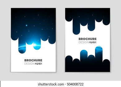 Abstract vector layout background set. For art template design, list, page, mockup brochure theme style, banner, idea, cover, booklet, print, flyer, book, blank, card, ad, sign, sheet, flyer, a4.