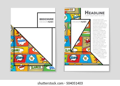 Abstract vector layout background set. For art template design, list, page, mockup brochure theme style, banner, idea, cover, booklet, print, flyer, book, blank, card, ad, sign, sheet, flyer, a4.