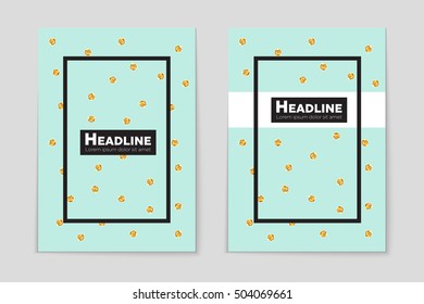 Abstract vector layout background set. For art template design, list, page, mockup brochure theme style, banner, idea, cover, booklet, print, flyer, book, blank, card, ad, sign, sheet, flyer, a4.