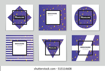 Abstract vector layout background set. For art template design, list, page, mockup brochure theme style, banner, idea, cover, booklet, print, flyer, book, blank, card, ad, sign, sheet, flyer, a4.