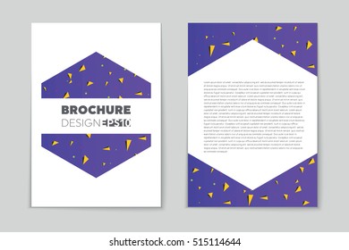 Abstract vector layout background set. For art template design, list, page, mockup brochure theme style, banner, idea, cover, booklet, print, flyer, book, blank, card, ad, sign, sheet, flyer, a4.