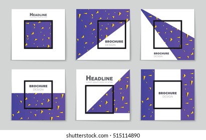 Abstract vector layout background set. For art template design, list, page, mockup brochure theme style, banner, idea, cover, booklet, print, flyer, book, blank, card, ad, sign, sheet, flyer, a4.