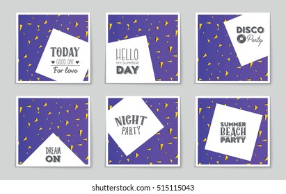 Abstract vector layout background set. For art template design, list, page, mockup brochure theme style, banner, idea, cover, booklet, print, flyer, book, blank, card, ad, sign, sheet, flyer, a4.
