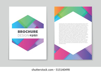 book cover design vector template a 4 stock vector royalty free