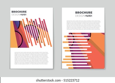 Abstract vector layout background set. For art template design, list, page, mockup brochure theme style, banner, idea, cover, booklet, print, flyer, book, blank, card, ad, sign, sheet, flyer, a4.