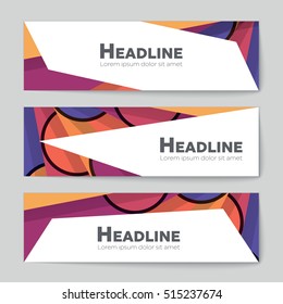 Abstract vector layout background set. For art template design, list, page, mockup brochure theme style, banner, idea, cover, booklet, print, flyer, book, blank, card, ad, sign, sheet, flyer, a4.