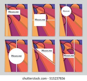 Abstract vector layout background set. For art template design, list, page, mockup brochure theme style, banner, idea, cover, booklet, print, flyer, book, blank, card, ad, sign, sheet, flyer, a4.