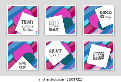 Abstract vector layout background set. For art template design, list, page, mockup brochure theme style, banner, idea, cover, booklet, print, flyer, book, blank, card, ad, sign, sheet, flyer, a4.