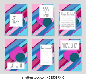 Abstract vector layout background set. For art template design, list, page, mockup brochure theme style, banner, idea, cover, booklet, print, flyer, book, blank, card, ad, sign, sheet, flyer, a4.