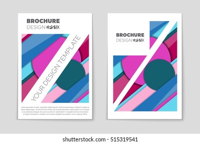 Abstract vector layout background set. For art template design, list, page, mockup brochure theme style, banner, idea, cover, booklet, print, flyer, book, blank, card, ad, sign, sheet, flyer, a4.