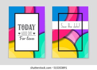 Abstract vector layout background set. For art template design, list, page, mockup brochure theme style, banner, idea, cover, booklet, print, flyer, book, blank, card, ad, sign, sheet, flyer, a4.