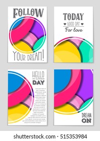 Abstract vector layout background set. For art template design, list, page, mockup brochure theme style, banner, idea, cover, booklet, print, flyer, book, blank, card, ad, sign, sheet, flyer, a4.