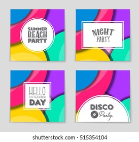 Abstract vector layout background set. For art template design, list, page, mockup brochure theme style, banner, idea, cover, booklet, print, flyer, book, blank, card, ad, sign, sheet, flyer, a4.