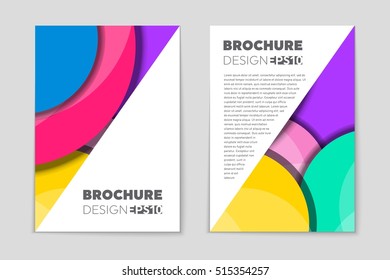 Abstract vector layout background set. For art template design, list, page, mockup brochure theme style, banner, idea, cover, booklet, print, flyer, book, blank, card, ad, sign, sheet, flyer, a4.