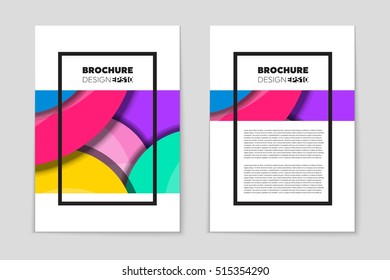 Abstract vector layout background set. For art template design, list, page, mockup brochure theme style, banner, idea, cover, booklet, print, flyer, book, blank, card, ad, sign, sheet, flyer, a4.