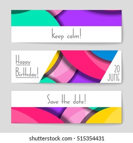 Abstract vector layout background set. For art template design, list, page, mockup brochure theme style, banner, idea, cover, booklet, print, flyer, book, blank, card, ad, sign, sheet, flyer, a4.