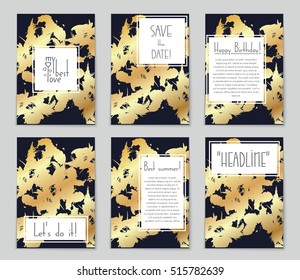 Abstract vector layout background set. For art template design, list, page, mockup brochure theme style, banner, idea, cover, booklet, print, flyer, book, blank, card, ad, sign, sheet, flyer, a4.