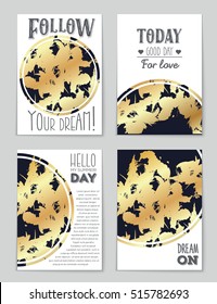 Abstract vector layout background set. For art template design, list, page, mockup brochure theme style, banner, idea, cover, booklet, print, flyer, book, blank, card, ad, sign, sheet, flyer, a4.