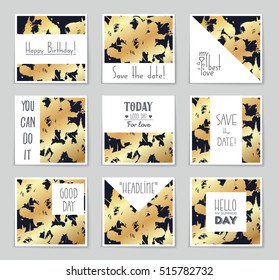 Abstract vector layout background set. For art template design, list, page, mockup brochure theme style, banner, idea, cover, booklet, print, flyer, book, blank, card, ad, sign, sheet, flyer, a4.
