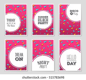 Abstract vector layout background set. For art template design, list, page, mockup brochure theme style, banner, idea, cover, booklet, print, flyer, book, blank, card, ad, sign, sheet, flyer, a4.