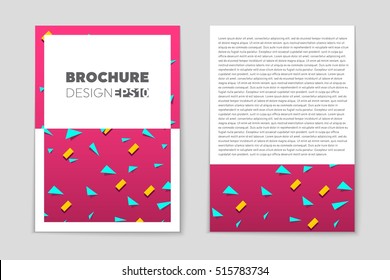 Abstract vector layout background set. For art template design, list, page, mockup brochure theme style, banner, idea, cover, booklet, print, flyer, book, blank, card, ad, sign, sheet, flyer, a4.