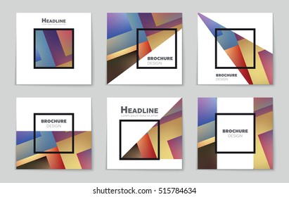 Abstract vector layout background set. For art template design, list, page, mockup brochure theme style, banner, idea, cover, booklet, print, flyer, book, blank, card, ad, sign, sheet, flyer, a4.