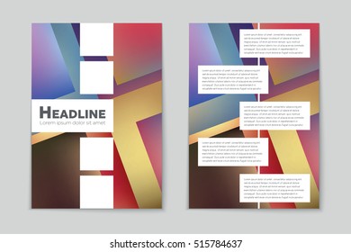 Abstract vector layout background set. For art template design, list, page, mockup brochure theme style, banner, idea, cover, booklet, print, flyer, book, blank, card, ad, sign, sheet, flyer, a4.