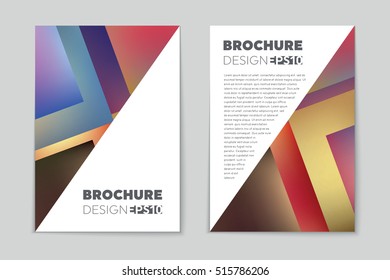 Abstract vector layout background set. For art template design, list, page, mockup brochure theme style, banner, idea, cover, booklet, print, flyer, book, blank, card, ad, sign, sheet, flyer, a4.