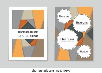 Abstract vector layout background set. For art template design, list, page, mockup brochure theme style, banner, idea, cover, booklet, print, flyer, book, blank, card, ad, sign, sheet, flyer, a4.