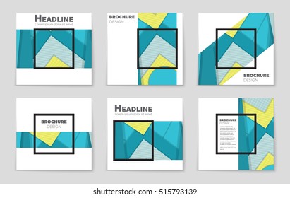 Abstract vector layout background set. For art template design, list, page, mockup brochure theme style, banner, idea, cover, booklet, print, flyer, book, blank, card, ad, sign, sheet, flyer, a4.