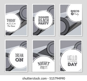 Abstract vector layout background set. For art template design, list, page, mockup brochure theme style, banner, idea, cover, booklet, print, flyer, book, blank, card, ad, sign, sheet, flyer, a4.