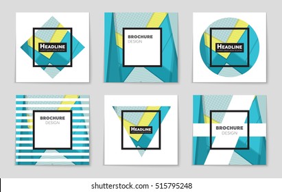 Abstract vector layout background set. For art template design, list, page, mockup brochure theme style, banner, idea, cover, booklet, print, flyer, book, blank, card, ad, sign, sheet, flyer, a4.