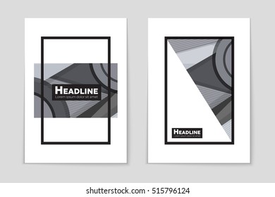 Abstract vector layout background set. For art template design, list, page, mockup brochure theme style, banner, idea, cover, booklet, print, flyer, book, blank, card, ad, sign, sheet, flyer, a4.