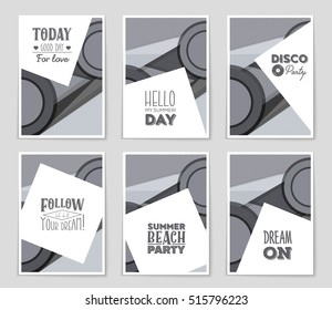 Abstract vector layout background set. For art template design, list, page, mockup brochure theme style, banner, idea, cover, booklet, print, flyer, book, blank, card, ad, sign, sheet, flyer, a4.