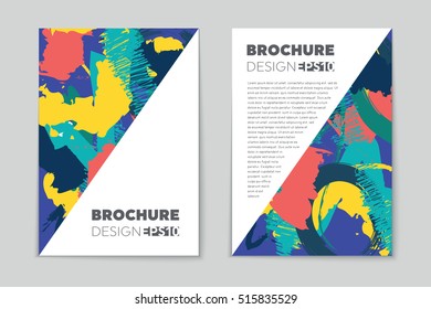 Abstract vector layout background set. For art template design, list, page, mockup brochure theme style, banner, idea, cover, booklet, print, flyer, book, blank, card, ad, sign, sheet, flyer, a4.