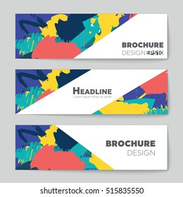 Abstract vector layout background set. For art template design, list, page, mockup brochure theme style, banner, idea, cover, booklet, print, flyer, book, blank, card, ad, sign, sheet, flyer, a4.
