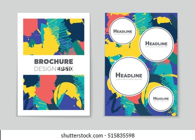 Abstract vector layout background set. For art template design, list, page, mockup brochure theme style, banner, idea, cover, booklet, print, flyer, book, blank, card, ad, sign, sheet, flyer, a4.