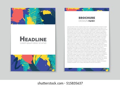 Abstract vector layout background set. For art template design, list, page, mockup brochure theme style, banner, idea, cover, booklet, print, flyer, book, blank, card, ad, sign, sheet, flyer, a4.